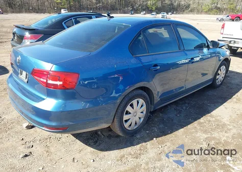2015 Volkswagen Jetta 2.0L S из США, поврежденный, VIN 3VW2K7AJ4FM293567